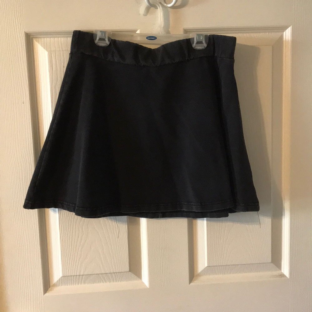 Distressed Circle Skirt